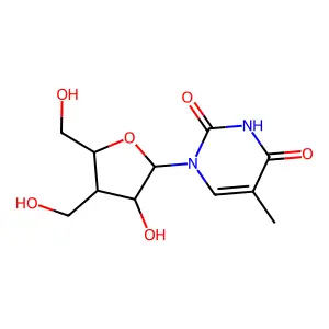 3'-Hydroxymethyl Ara-T structure