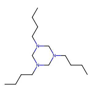 1,3,5-Triazine, 1,3,5-tributylhexahydro- structure