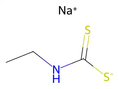 Ethylcarbamodithioic acid structure