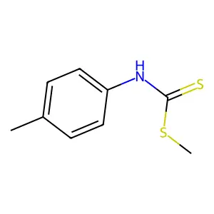 methyl N-(4-methylphenyl)carbamodithioate structure