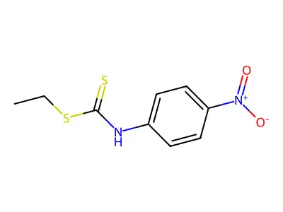 Carbanilic acid, dithio-p-nitro-, ethyl ester structure