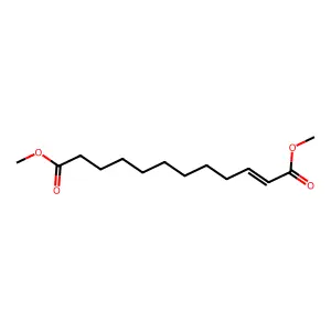 2-Dodecenedioic acid, dimethyl ester, (E)- structure