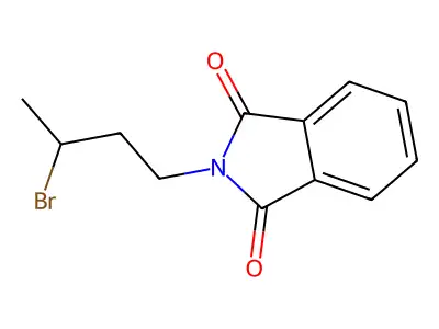 2-(3-Bromo-butyl)-isoindole-1,3-dione structure