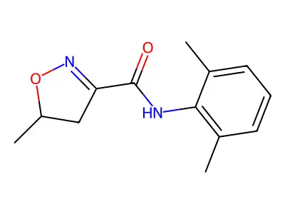 N-(2,6-Dimethylphenyl)-5-methyl-4,5-dihydro-1,2-oxazole-3-carboxamide structure