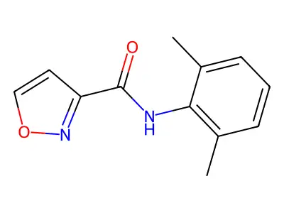 N-(2,6-Dimethylphenyl)-1,2-oxazole-3-carboxamide structure