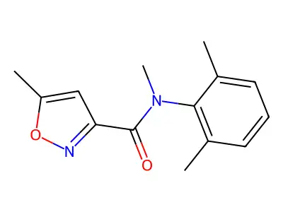 3-Isoxazolecarboxamide, N,5-dimethyl-N-(2,6-dimethylphenyl)- structure