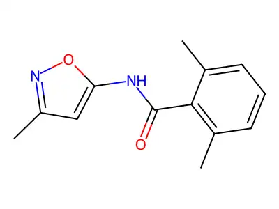 Benzamide, 2,6-dimethyl-N-(3-methyl-5-isoxazolyl)- structure