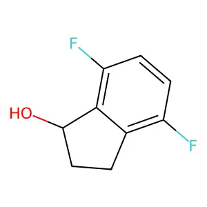 4,7-difluoro-2,3-dihydro-1H-inden-1-ol structure