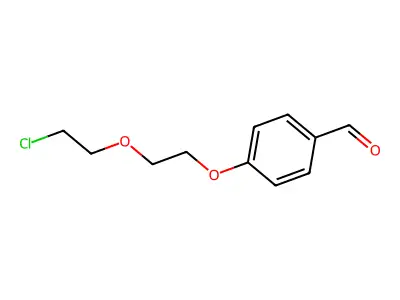 4-(2-(2-Chloroethoxy)ethoxy)-benzaldehyde structure