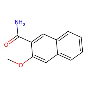 3-Methoxynaphthalene-2-carboxamide structure