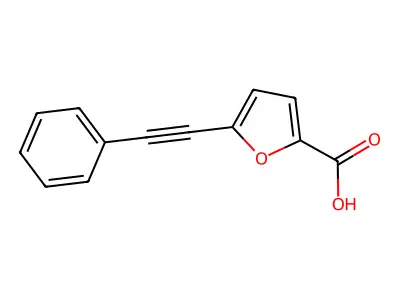 5-(Phenylethynyl)furan-2-carboxylic acid structure