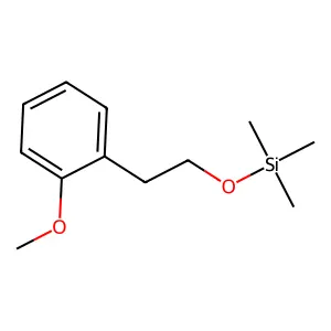 2-Methoxyphenylethyl trimethylsilyl ether structure