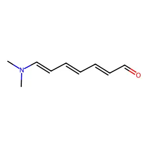 7-(Dimethylamino)hepta-2,4,6-trienal structure