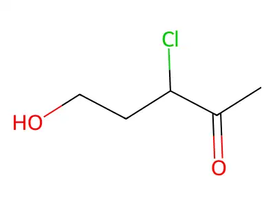 3-Chloro-5-hydroxy-2-pentanone structure