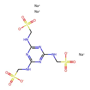 methanesulfonic acid, (s-triazin-2,4,6-triyltriamino)tris-, trisodium salt structure