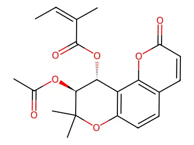 Peucedanocoumarin II structure