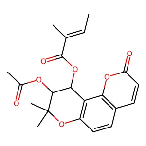 (+)-Pteryxin structure