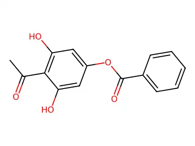 Ethanone, 1-[4-(benzoyloxy)-2,6-dihydroxyphenyl]- structure