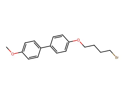 1,1'-Biphenyl, 4-(4-bromobutoxy)-4'-methoxy- structure