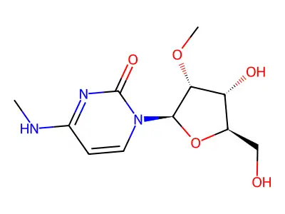N(4), O(2')-Dimethylcytidine structure