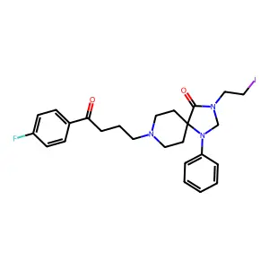 Iodoethylspiperone structure
