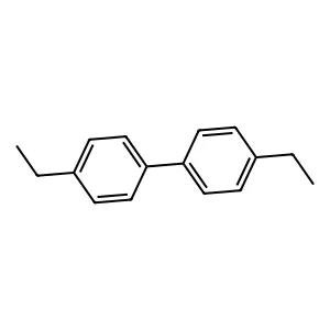 4,4'-Diethylbiphenyl structure