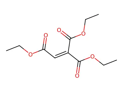 Triethyl 1,1,2-ethylenetricarboxylate structure