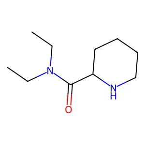 N,N-diethylpiperidine-2-carboxamide structure