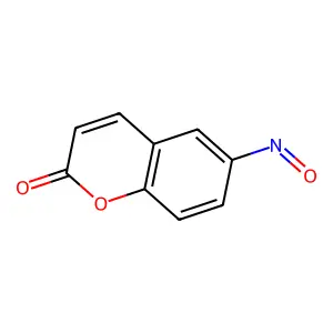 6-亚硝基-1,2-苯并吡喃酮 structure
