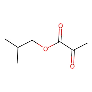 Isobutyl pyruvate structure