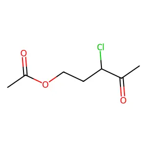 2-Chloro-3-oxopentyl acetate structure