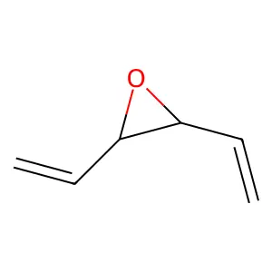 cis-2,3-Divinyloxirane structure