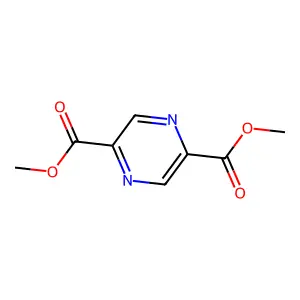 Dimethyl pyrazine-2,5-dicarboxylate structure