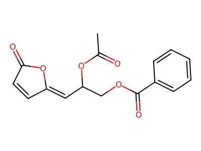 Acetylmelodorinol structure