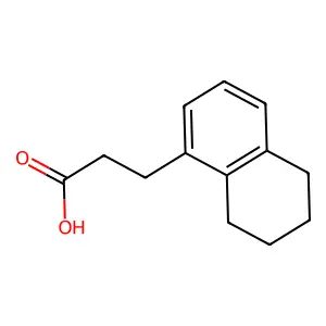 3-(5,6,7,8-Tetrahydronaphthalen-1-yl)propanoic acid structure