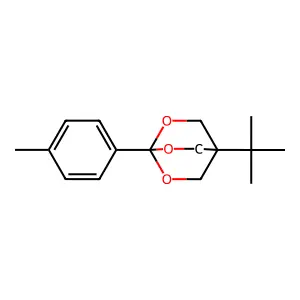2,6,7-Trioxabicyclo(2.2.2)octane, 4-(1,1-dimethylethyl)-1-(4-methylphenyl)- structure