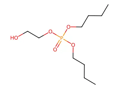 磷酸二丁基-2-羟乙基酯 structure
