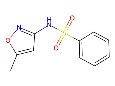 Desaminosulfamethoxazole structure