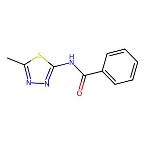 N-(5-Methyl-1,3,4-thiadiazol-2-yl)benzamide structure