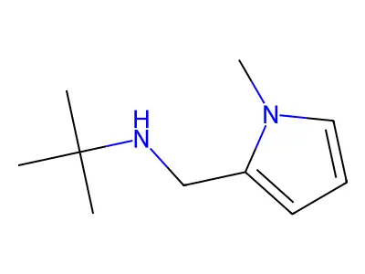 2-methyl-N-[(1-methylpyrrol-2-yl)methyl]propan-2-amine structure