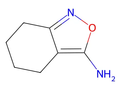 4,5,6,7-Tetrahydro-2,1-benzisoxazol-3-amine structure