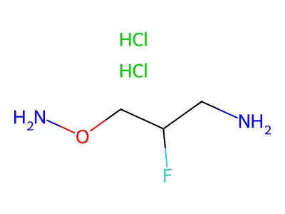 3-(氨基氧基)-2-氟丙胺 structure