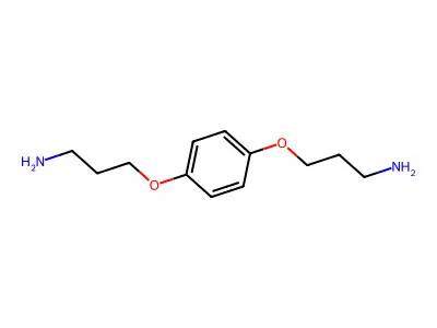 3-[4-(3-Aminopropoxy)phenoxy]propan-1-amine structure