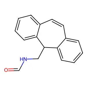 Formamide, N-((5H-dibenzo(a,d)cyclohepten-5-yl)methyl)- structure