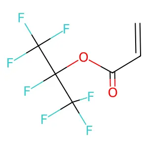 1,2,2,2-Tetrafluoro-1-(trifluoromethyl)ethyl acrylate structure