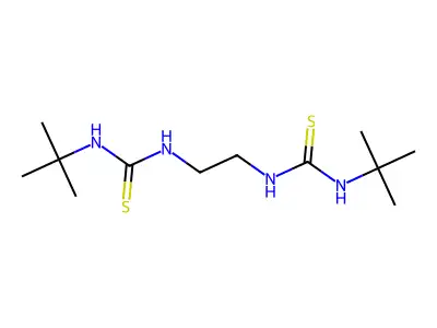 1-Tert-butyl-3-[2-(tert-butylcarbamothioylamino)ethyl]thiourea structure