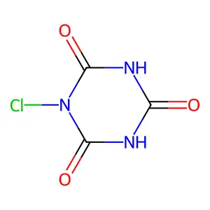 氯代异氰尿酸 structure