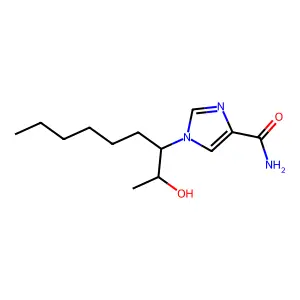 1-(2-羟基-3-壬基)咪唑-4-甲酰胺 structure