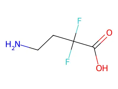 4-Amino-2,2-difluorobutanoic acid structure