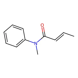 N-甲基-N-苯基-2-丁烯酰胺 structure